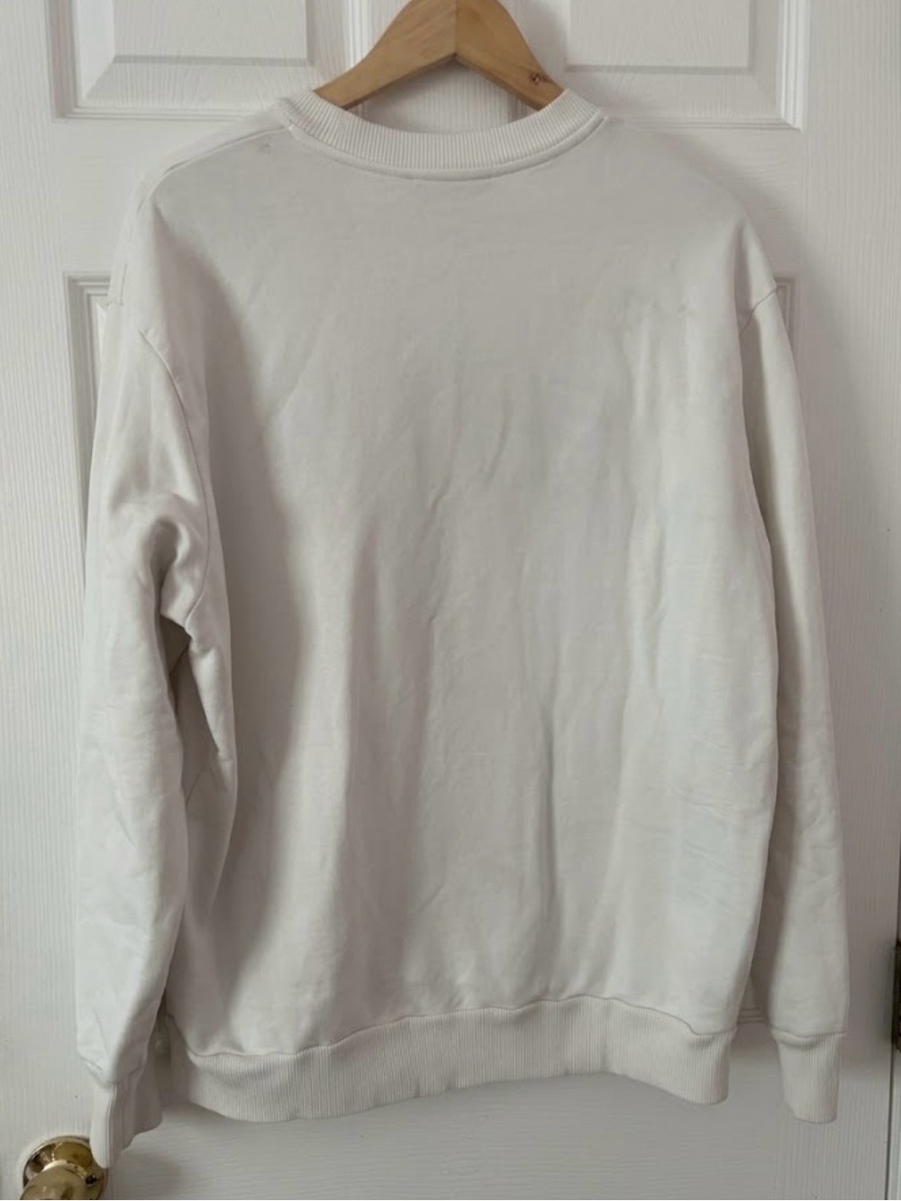 Diesel Denim Division Logo Sweatshirt White Size L⁠ - Picture 2 of 5